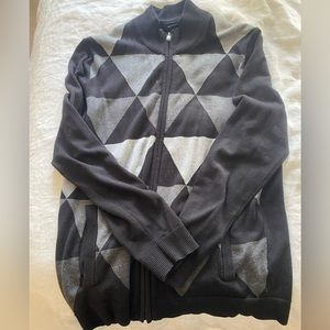 Alfani argyle zip up.